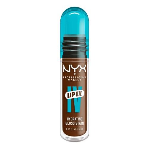 NYX Professional Makeup Lip I.V. Hydrating Gloss Stain glos za ustnice 5 ml odtenek 04 Cocoa Quench! Slike