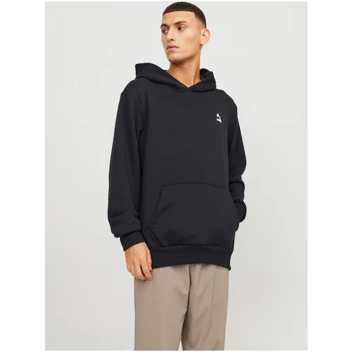 Jack & Jones Men's Black Triangle Hoodie - Men