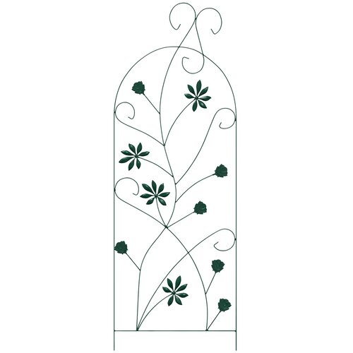  Vrtna Ograda 3 pcs Zelena 112 x 39,5 cm Čelik Slike