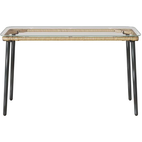 VidaXL Stol za vrt 80 x 40 x 45 cm Poli ratan Slike