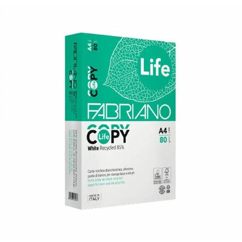 Fotokopir papir A4 80gr fabriano copy life reciklirani 85% Slike