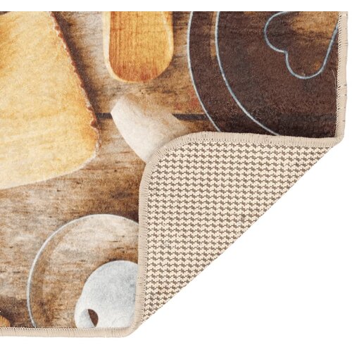  Kuhinjski tepih raznobojni 60 x 180 cm perivi i Slike
