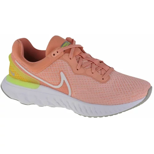 Nike Tekaški čevelj 'Miler 3' limona / roza / bela