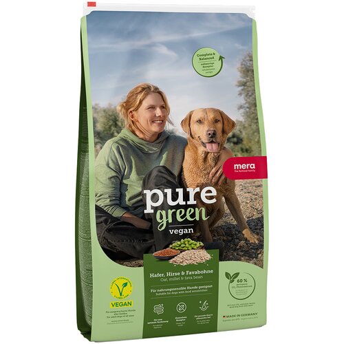 mera pure green Adult vegan oves, proso in faba fižol - 10 kg Cene