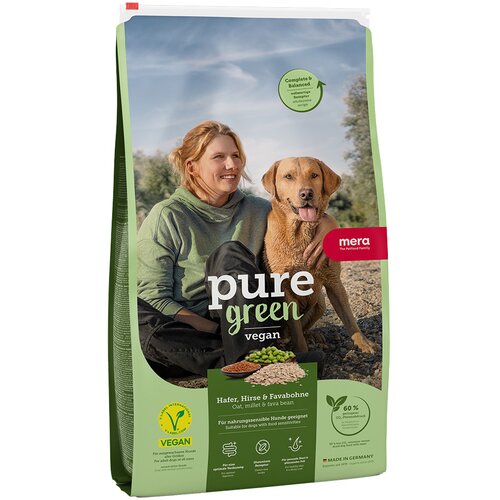 mera pure green Adult vegan oves, proso in faba fižol - 10 kg Cene