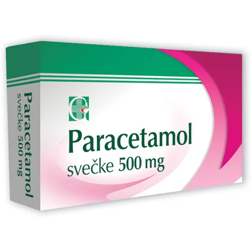  Paracetamol svečke 500 mg