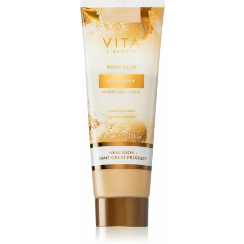 Vita Liberata Body Blur Body Makeup tekoči puder za telo odtenek Lighter Light 100 ml
