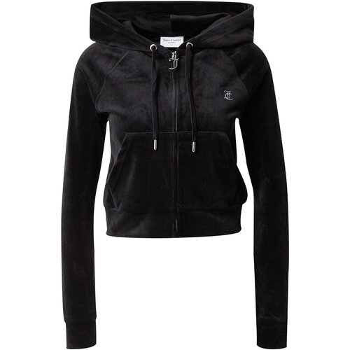 Juicy Couture Športne jope in jakne Madison Classic Velour Hoodie With Juicy Logo Črna Cene