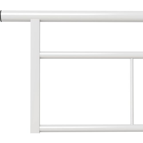  Okvir za krevet bijeli metalni 90 x 200 cm Slike