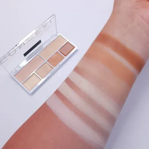 Revolution Relove conceal me concealer & contour palette korektor 11,2 g odtenek fair