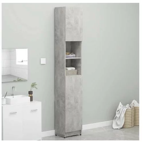  Kopalniška omarica betonsko siva 32x25,5x190 cm iverna plošča