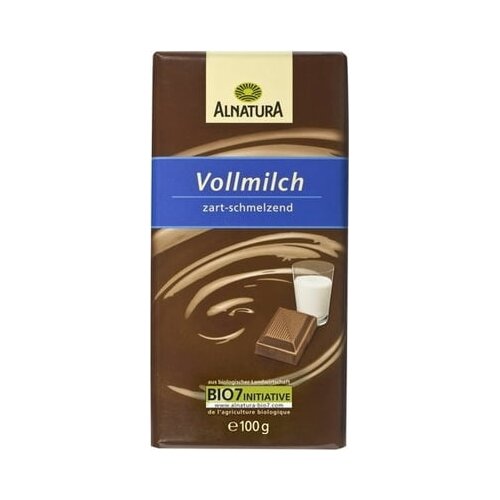 Alnatura Bio mliječna čokolada - 100 g Slike