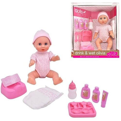 Dolls World dojenček Olivia, 38 cm, set, 54-823000 Slike