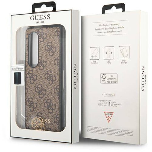Guess GUHCZFD4GF4GBR ovitek Samsung Galaxy Z Fold 4 F936 - rjav Slike