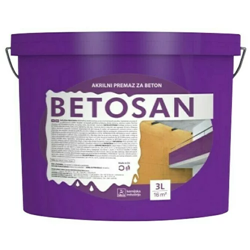Boja za beton Betosan (Sive boje, 3 l)