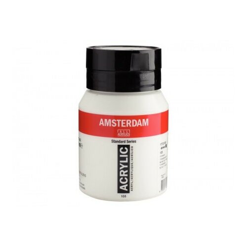 Royal Talens amsterdam, akrilna boja, titanium white, 105, 500ml ( 682105 ) Slike