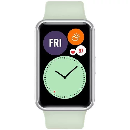 Huawei Watch Fit Mint Green, Pametni sat (SmartWatch) - Light Green Silicone Strap