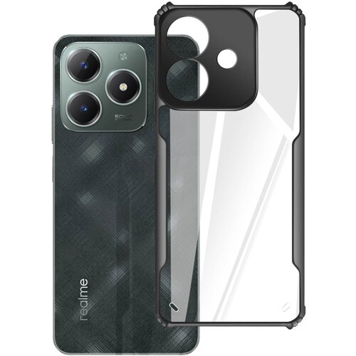 AVIZAR Ovitek za Realme C61 Silikonski udarno odporen blok za kamero, Črna, (5000010502) Cene