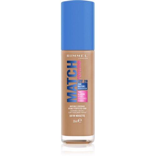 Rimmel London Match Perfection tekoči puder SPF 20 odtenek 501W Noisette 30 ml Cene