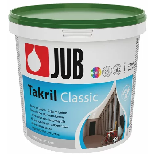 Jub Barva za zaščito betona Takril (750 ml, št. 8 zelena)