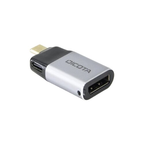 Dicota D32046 USB-C® / DisplayPort adapter [1x muški konektor USB-C® - 1x ženski konektor DisplayPort] srebrna 8K UHD, s Cijene