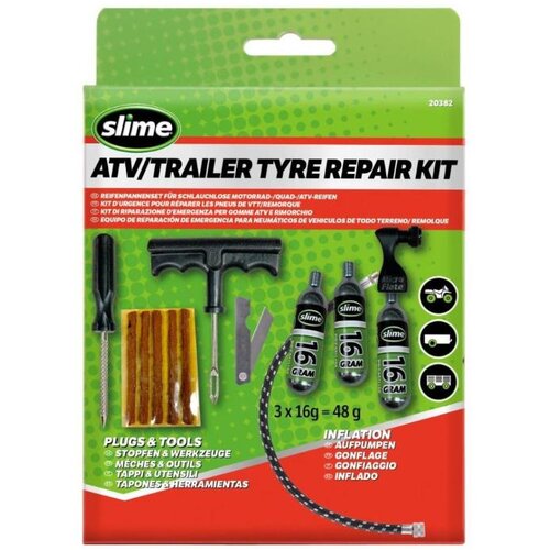Slime Komplet za popravilo tubeless pnevmatik 12-delni Slike