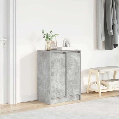 vidaXL Ormarić za cipele boja betona 57x34x76 cm konstruirano drvo Cijene