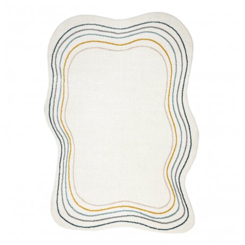 RugsX Preproga FUSION 5707 bela / temno zelena Shape - Abstrakcija, moderna, abstraktna, nepravilno 200x290 cm, (5000176975) Cene