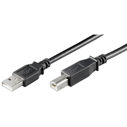 MicroConnect Kabel USB A-B 2.0, 0,3m, črn 480Mbps, (21221202) Cene