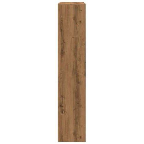 vidaXL Pregrada s knjižno omaro 4-nad. artisan hrast 143,5x29x143,5 cm Cene