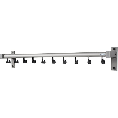 Eurokraft pro Stenska garderobna letev, VxG 160 x 150 mm, 10 kljukic, &amp;scaron;irina 1000 mm Slike