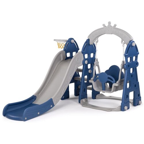 Chipolino tobogan, ljuljačka i koš za košarku Blue Cene