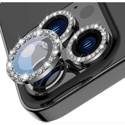  Positioner staklo kamere diamond iphone 14 PRO/14 pro max srebrena Slike