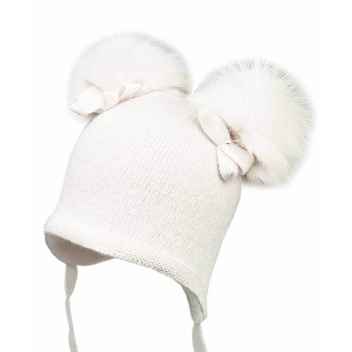 Jamiks dječja zimska kapica penny ecru Cijene