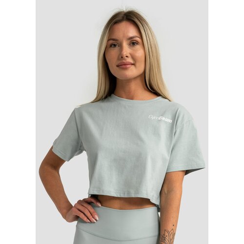 GymBeam ženski crop top limitless eucalypt Slike
