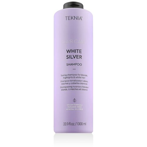 Lakmé Teknia White Silver Shampoo nevtralizacijski &scaron;ampon za platinasto blond in sive lase 1000 ml Cene