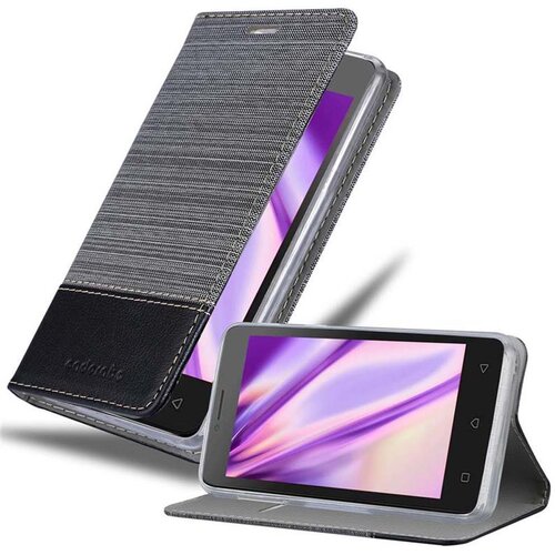 Cadorabo Case, združljiv z Lenovo v sivi črni barvi - za&scaron;čitni pokrov z magnetnim zapiranjem, stoječo funkcijo in režo za kartico, (20570151) Cene