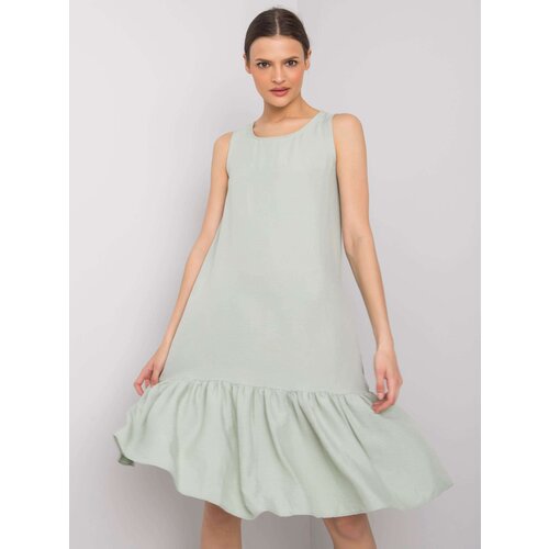 RUE PARIS Dress-328-SK-5074.76-pistachio Slike