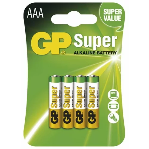 Emos Komplet 4 alkalnih baterij EMOS GP Super AAA
