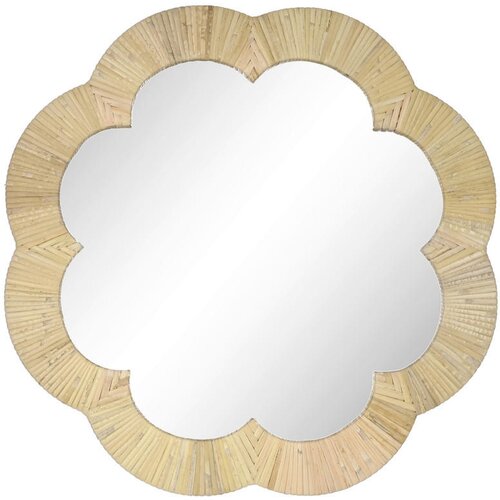 Ambia Home STENSKO OGLEDALO, les, steklo, leseni material Cene