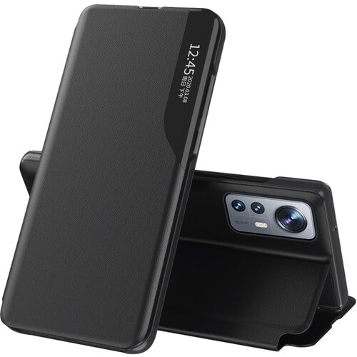 SUNSKY Etui/ovitek s prednjim okencem za Xiaomi 12/12X/12S, črn Cene
