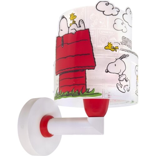 Dalber 76309 - Dečija zidna lampa SNOOPY 1xE27/15W/230V bela/crvena Slike