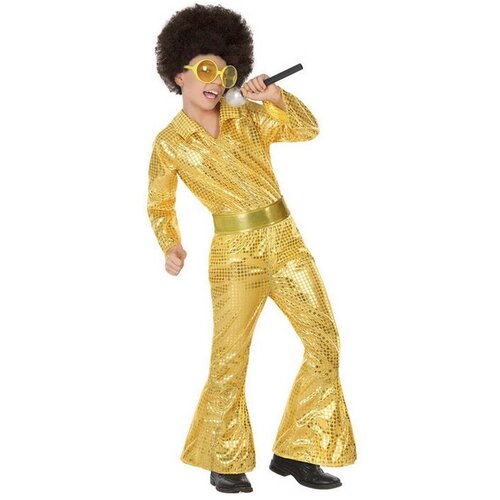  Svečana odjeća za djecu Disco zlatan (2 Dijelovi) (2 pcs) 10-12 Godina Cijene