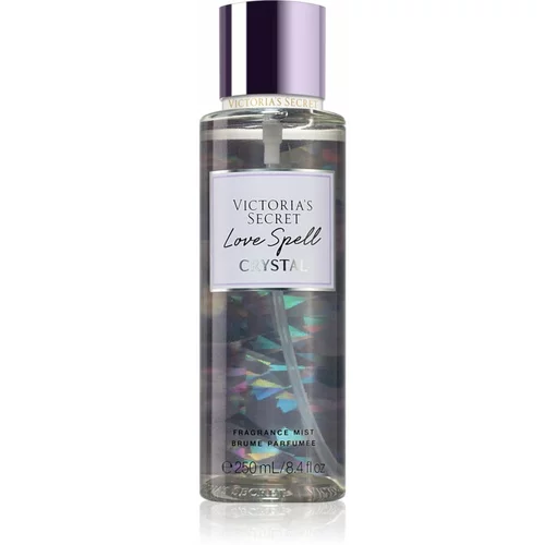Victoria's Secret Crystal Fragrance Love Spell Crystal pršilo za telo za ženske 250 ml
