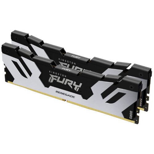 Kingston DDR5 48GB (2x24GB) 8400MT/s [FURY RENEGADE], Non-ECC CUDIMM (Clocked), CL40 1.45V, 288-pin 1Rx8, Silver/Black, Memory Kit, w/Heatsink, XMP Slike