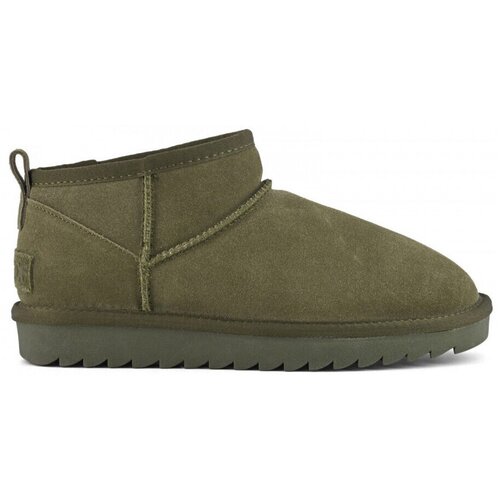 Colors of California Gležnjarji Short winter boot in suede Zelena Cene