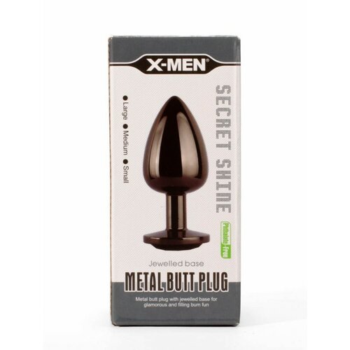 X-Men S Metal Butt Plug Colour L XMEN000140 Slike