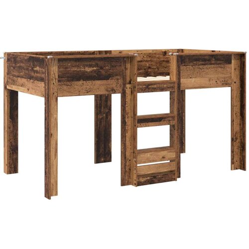  Krevet na kat za djecu Staro drvo 90 x 190 cm Konstruirano drvo Slike
