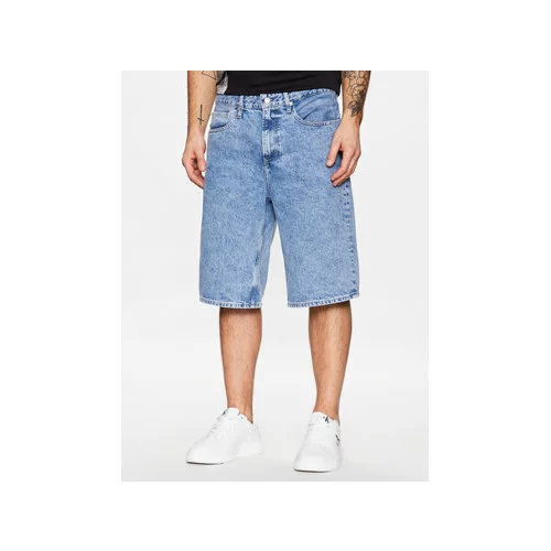 Calvin Klein Jeans Jeans kratke hlače J30J322777 Modra Relaxed Fit