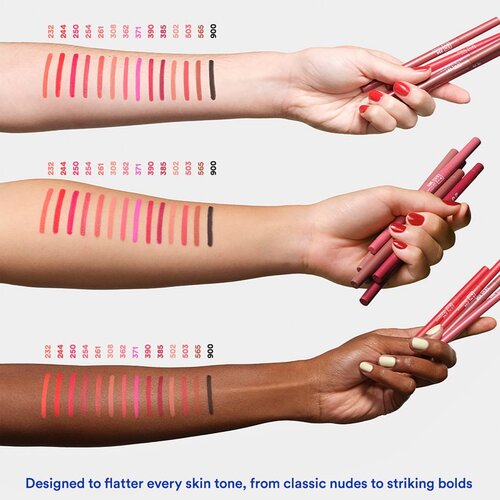 3INA The Automatic Lip Pencil črtalo za ustnice odtenek 250 - Wine red 0.35 g Slike